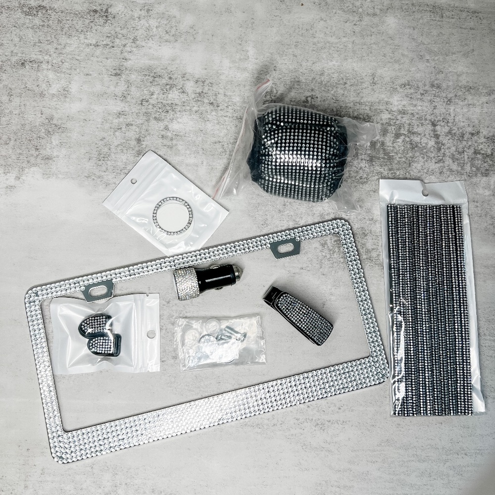 Bling Rhinestone Car Accessories